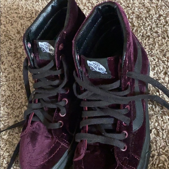 Purple suede high-top vans - Picture 3 of 3